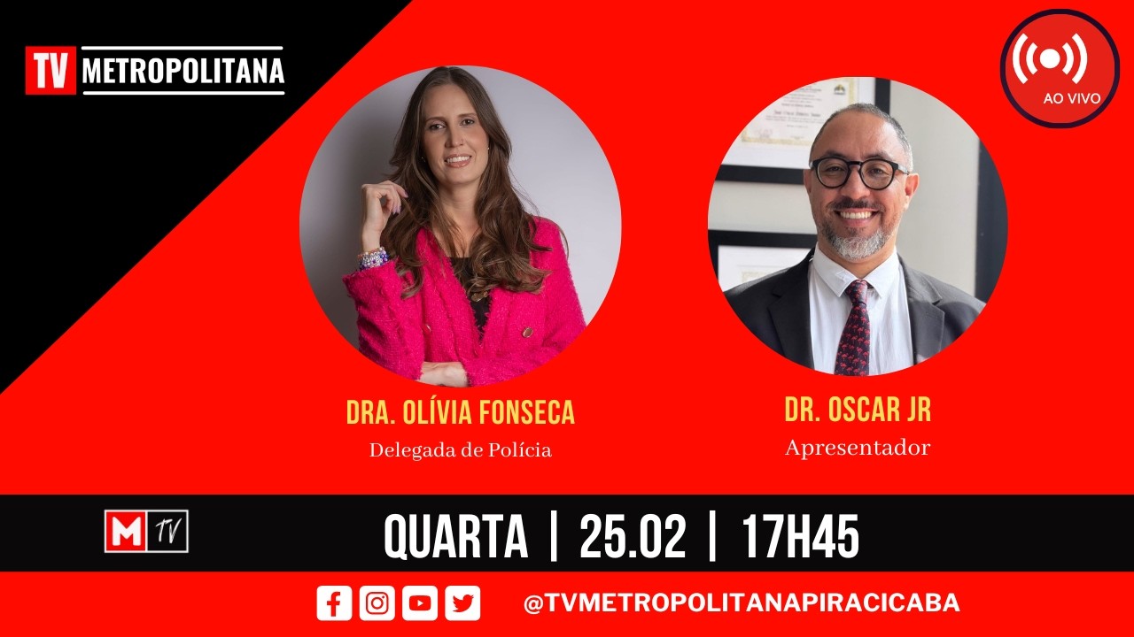 Jus Mundi com Dr. Oscar JR, convidadam Dra. Olívia Fonseca, Delegada de Polícia