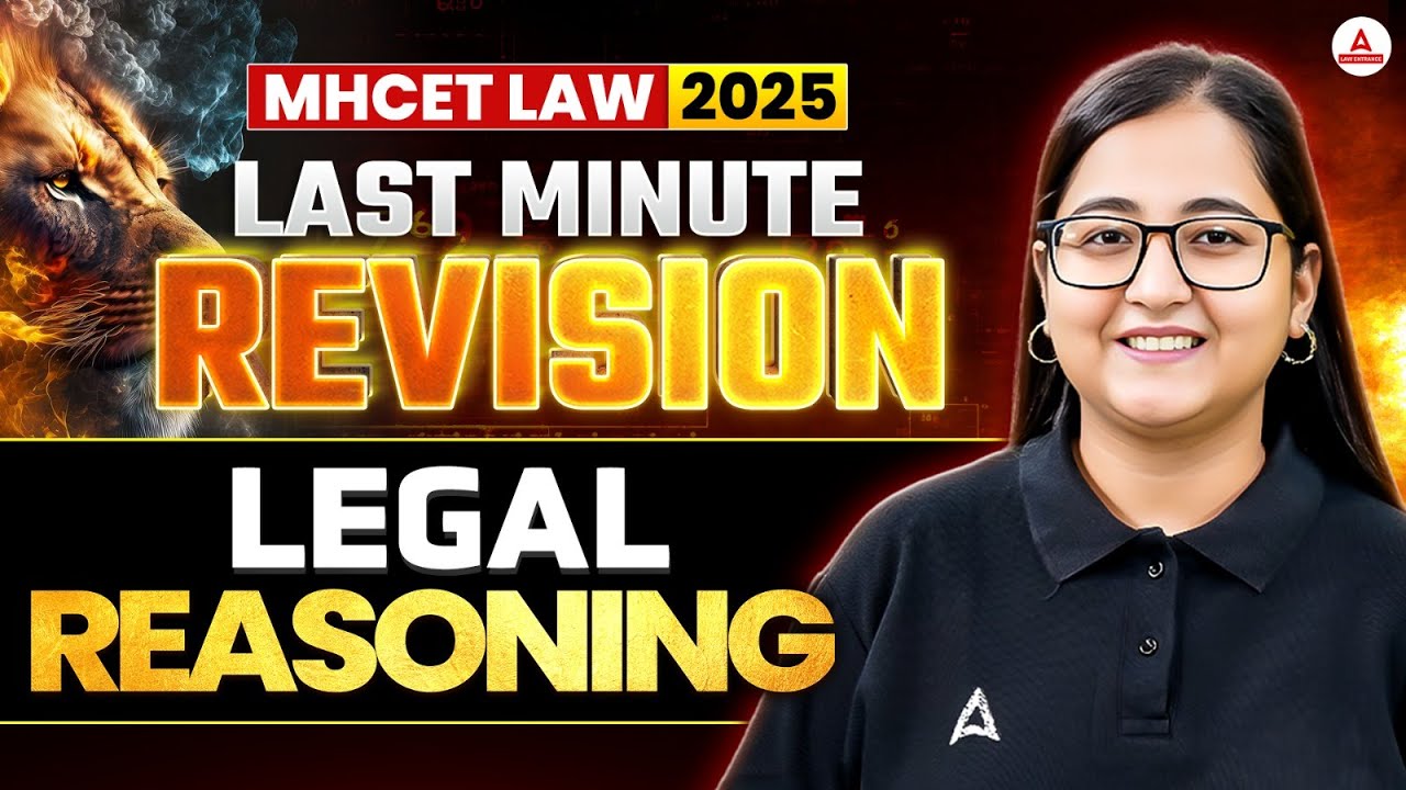 MHCET Law 2025 Legal Reasoning In One Shot | Imp Legal Questions for MHCET Law Paper ✅ यही से आएगा 💯