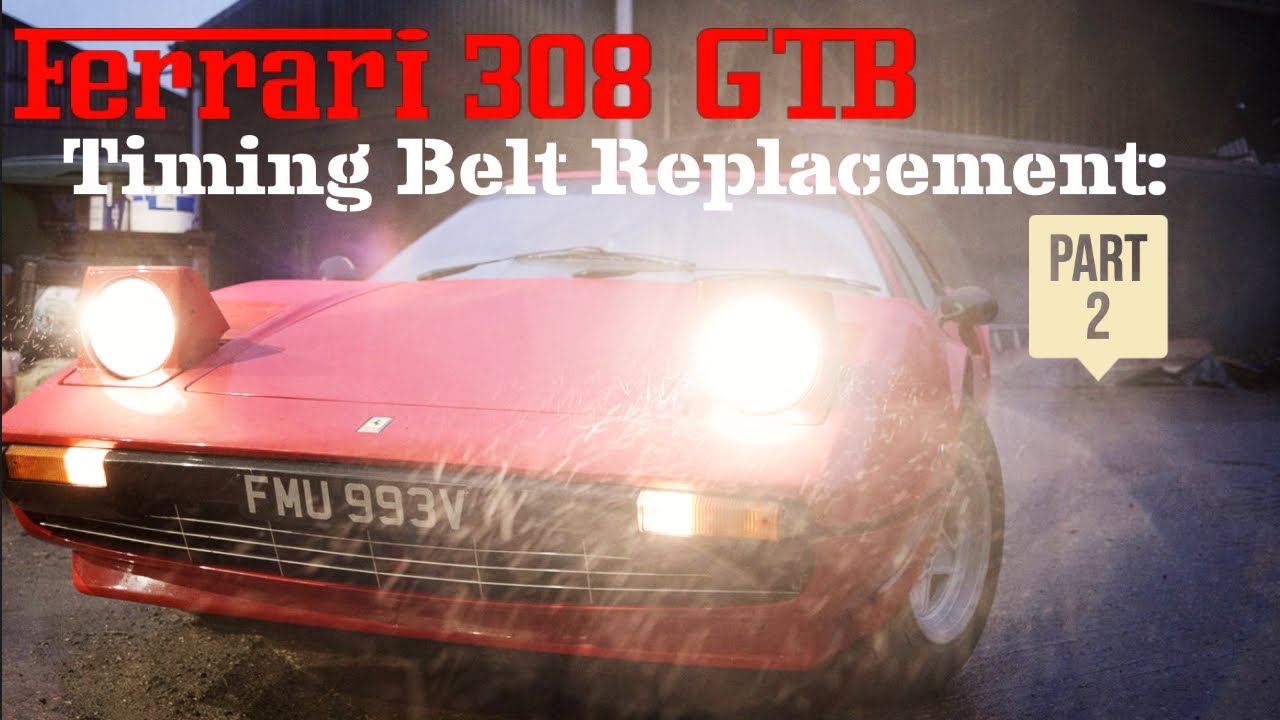 Ferrari 308 Timing Belt Replacement Part 2.