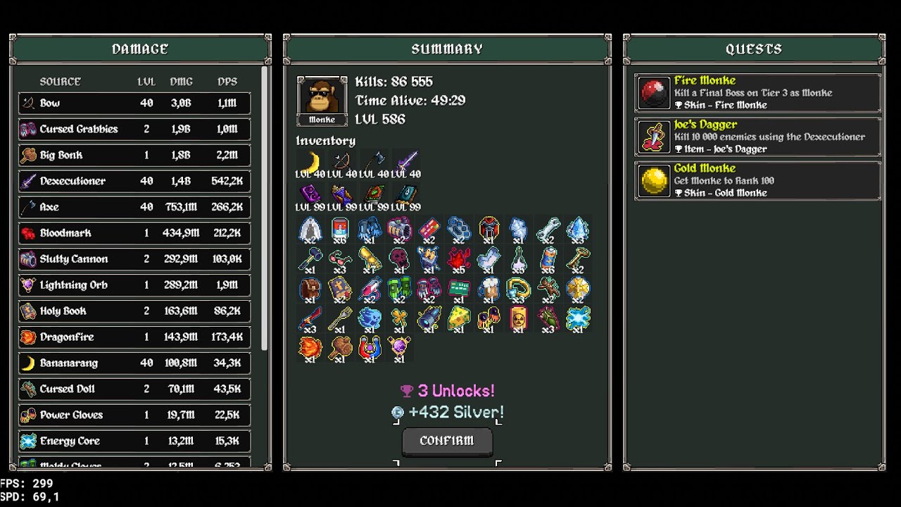 MEGABONK ROBINETTE 130K KILLS CLEAR TIER 3 FOREST MAP (FULL RUN + TIMESTAMPS)