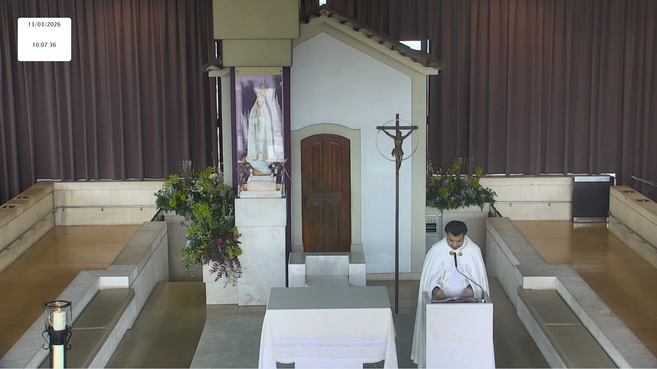 Terço a Nossa Senhora de Fátima desde a Capelinha das Aparições 13.03.2026