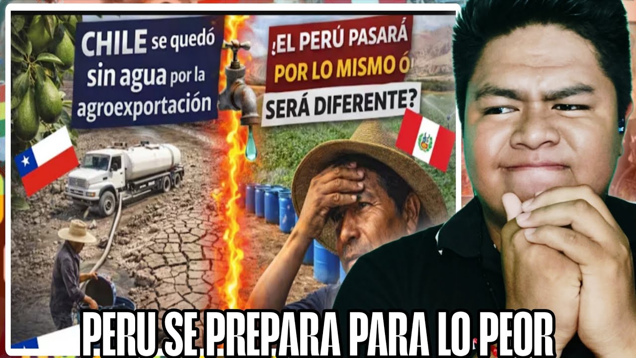 BOLIVIANO REACCIONA A “Chile se quedó sin agua… ¿Perú va por el mismo camino?”
