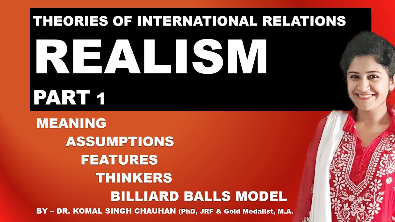 What is Realism I Realist Theory in International Relations I UPSC PSIR I Dr. Komal Singh Chauhan