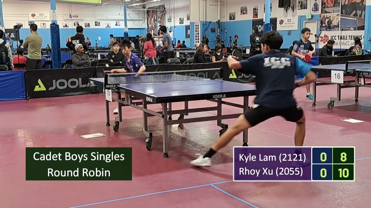 Kyle Lam (2121) vs Rhoy Xu (2055) at ICC JOOLA AUTUMN OPEN on 10-25-2025