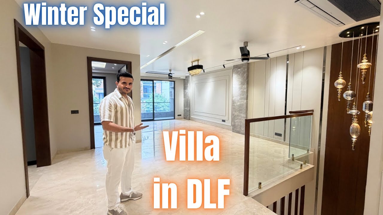 Mini Villa In DLF 1 Gurgaon | 2 Side open | 4 BHK | Home Theatre 