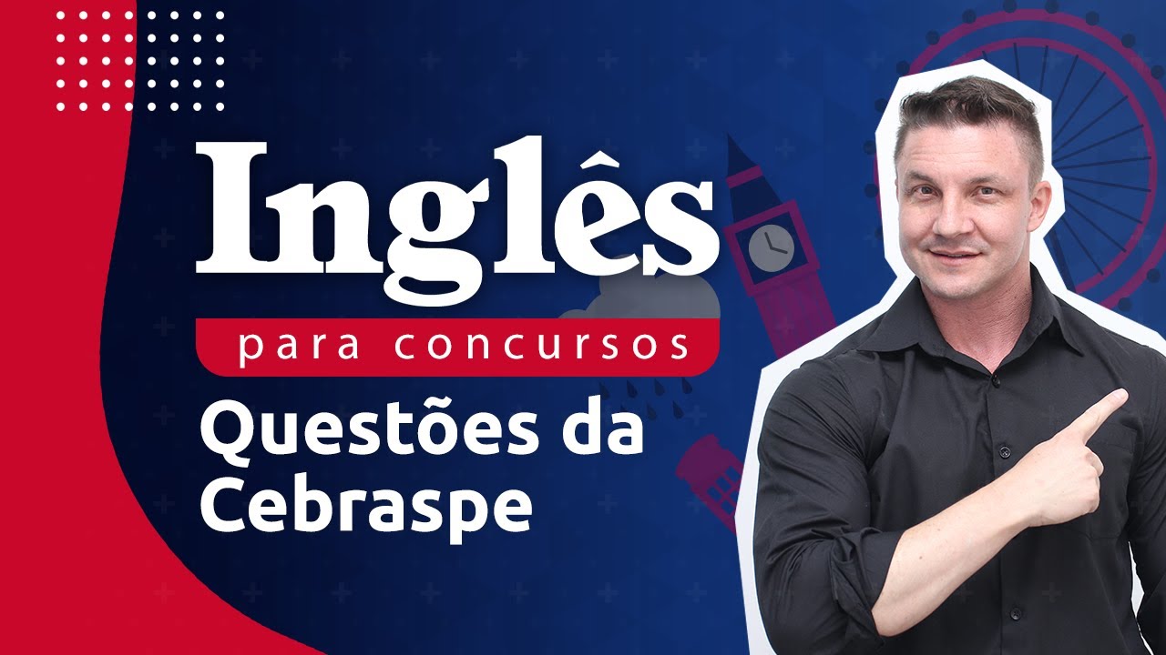 Questões Cebraspe: Inglês para Concursos