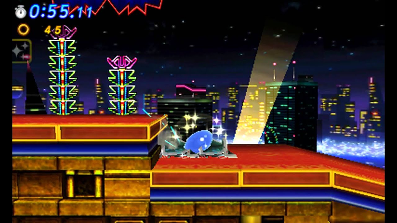 Sonic Generations 3DS - Classic Casino Night