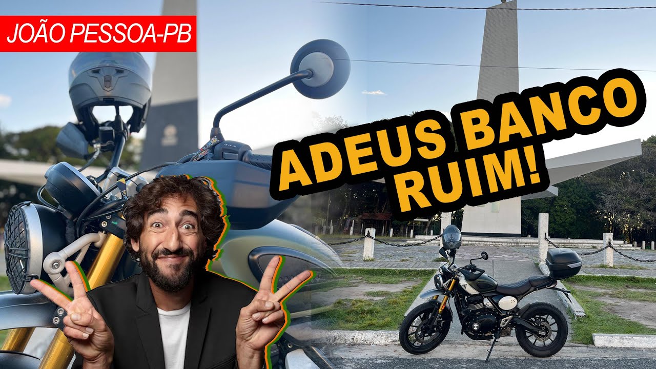 Adeus desconforto da Scrambler 400X