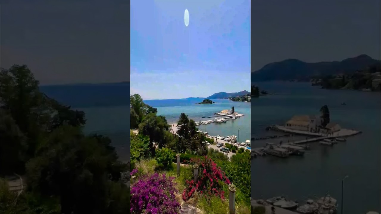 Mouse Island Corfu Greece #travel #summer #greekislands #nature #shorts