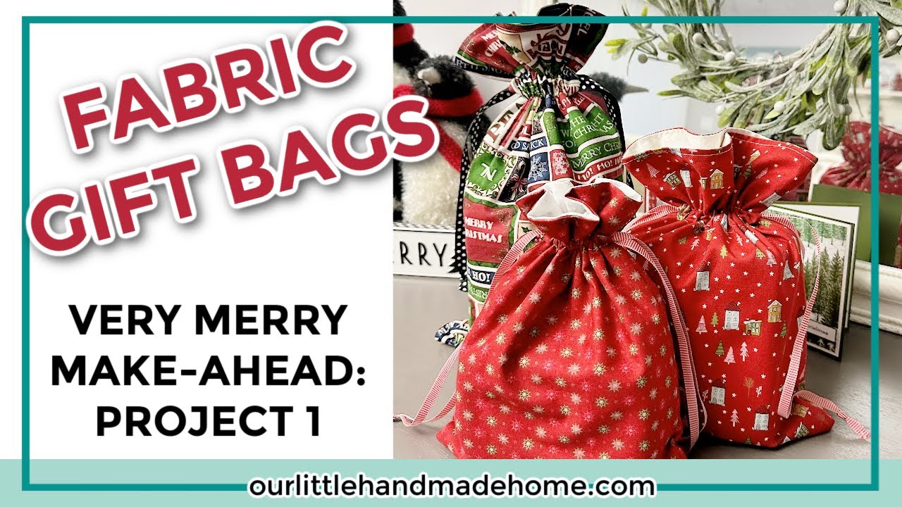 Easy Fabric Gift Bags: How to Make Simple, Stylish and Sustainable Wrappings