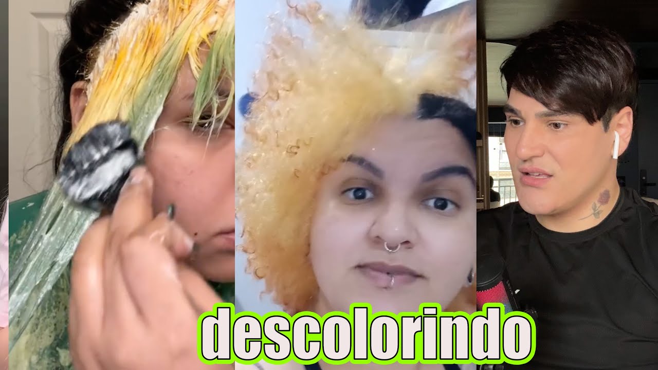 DESCOLIRINDO CABELO CACHEADO E CORTANDO CABELO LISO EM CAMADAS 😱 TEM JAGUATIRICA TAMBÉM 😬🐣   