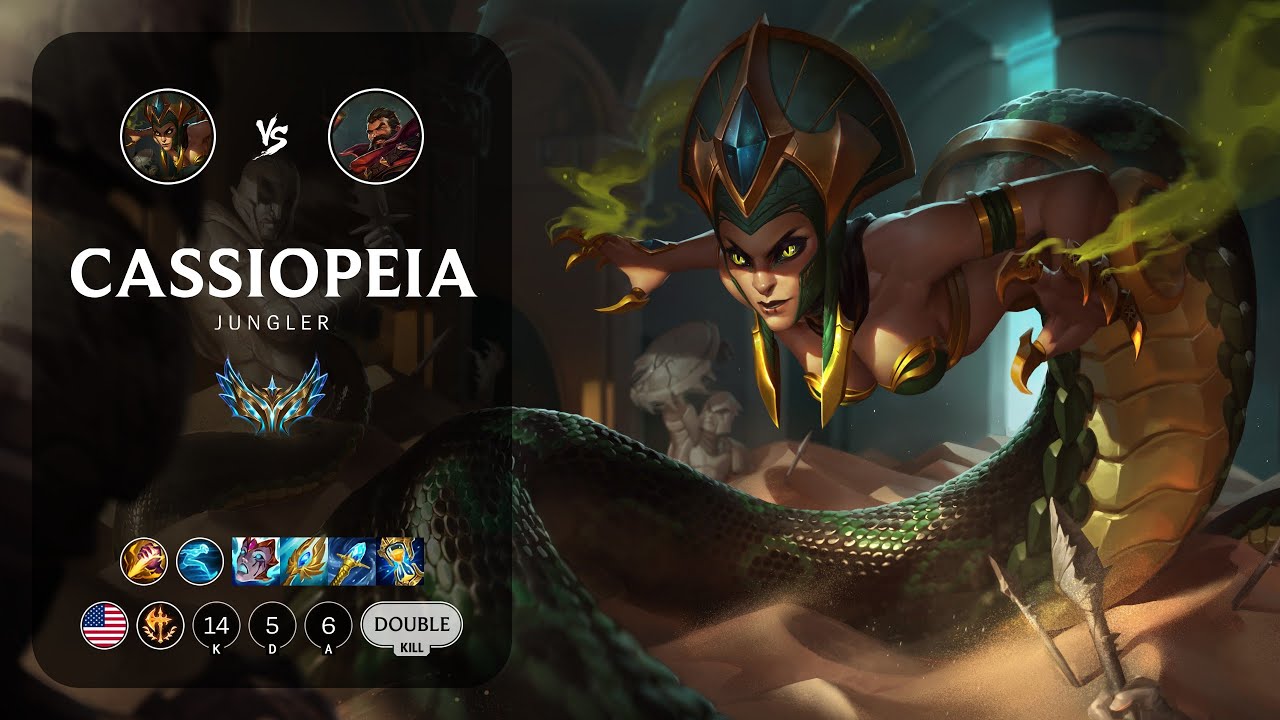 Cassiopeia Jungle vs Graves - NA Challenger Patch 13.10