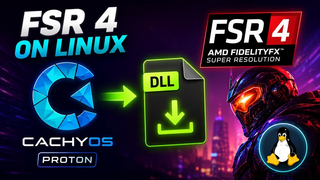CachyOS Proton теперь может скачивать DLSS-файлы для включения FSR 4 в большем количестве игр на ...