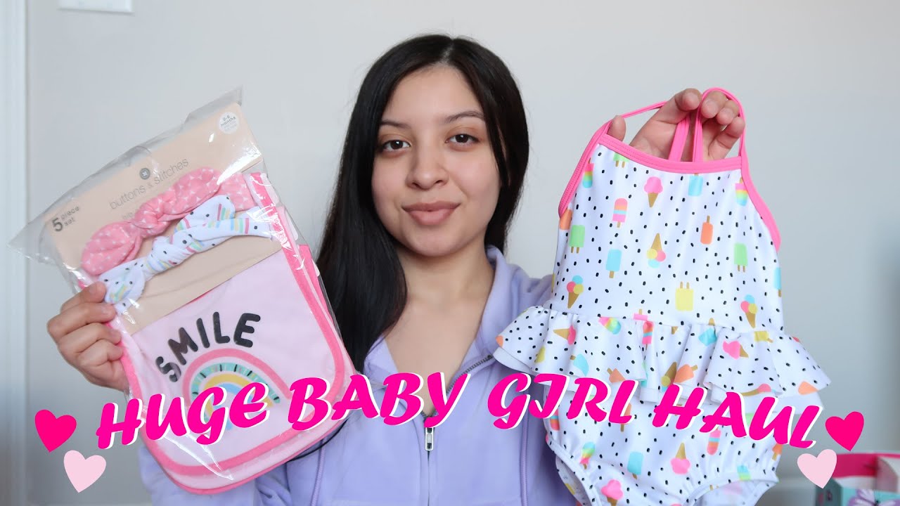 Huge Baby Girl Haul | Walmart, Carters, Target, Amazon