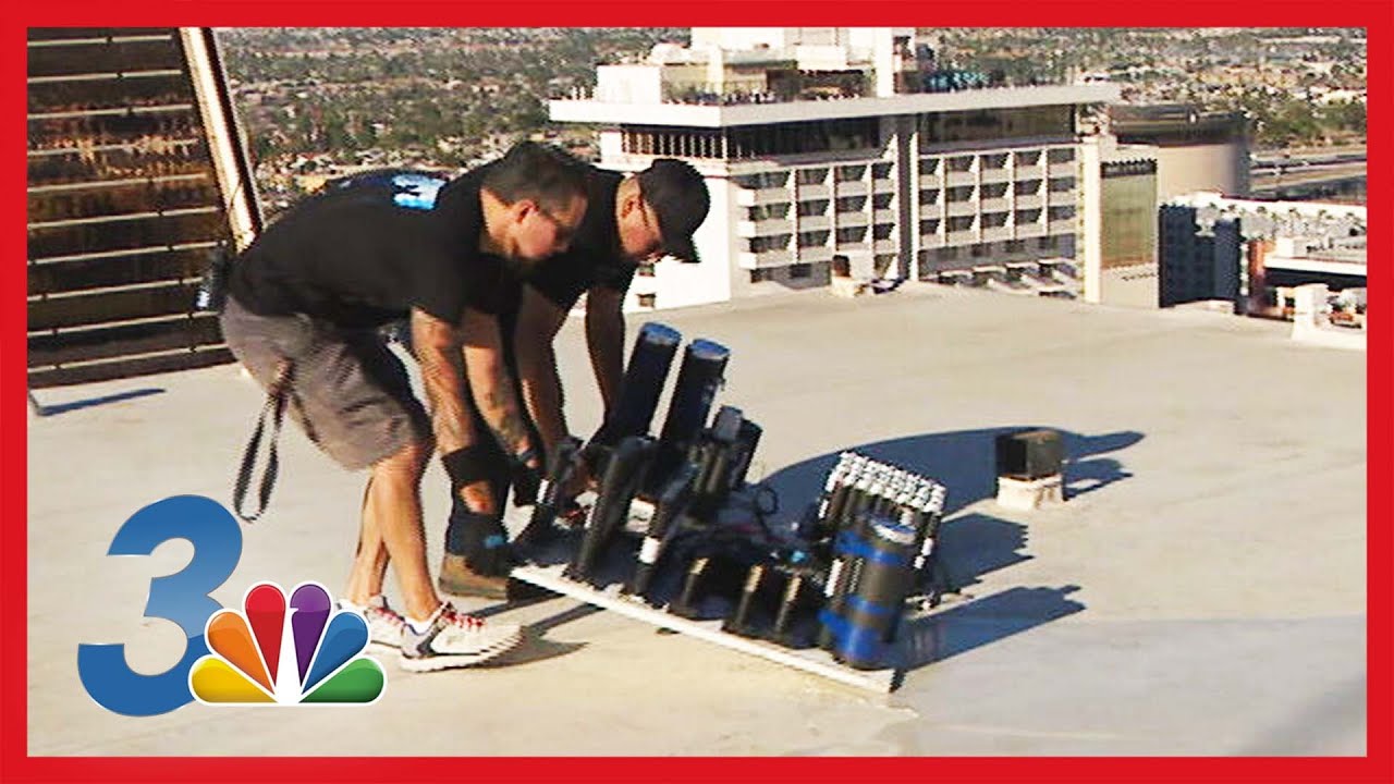 What it takes to get the Plaza Hotel and Casino fireworks show off the ground