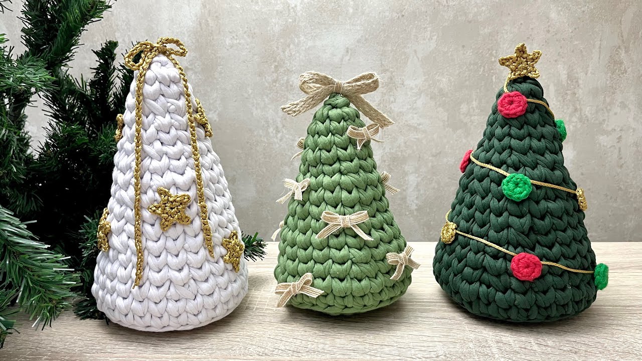 Arvore de natal em crochê passo a passo/ Pinheirinho de crochê/Crochet Christmas Tree
