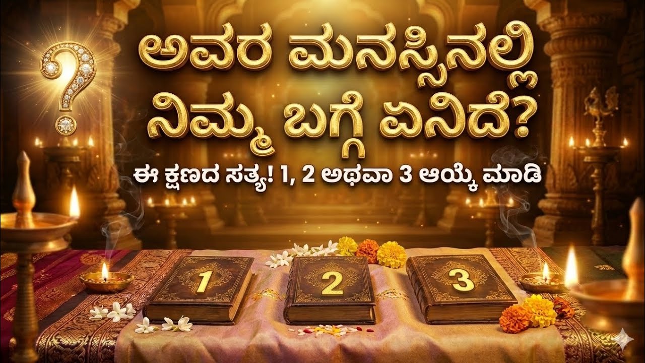 ಅವರ ಮನಸ್ಸಿನಲ್ಲಿ ನಿಮ್ಮ ಬಗ್ಗೆ ಏನಿದೆ? ಈ ರಹಸ್ಯ ಕೇಳಿದ್ರೆ ಶಾಕ್ ಆಗ್ತೀರಾ! 🤫💔 || Select one book || Divine K