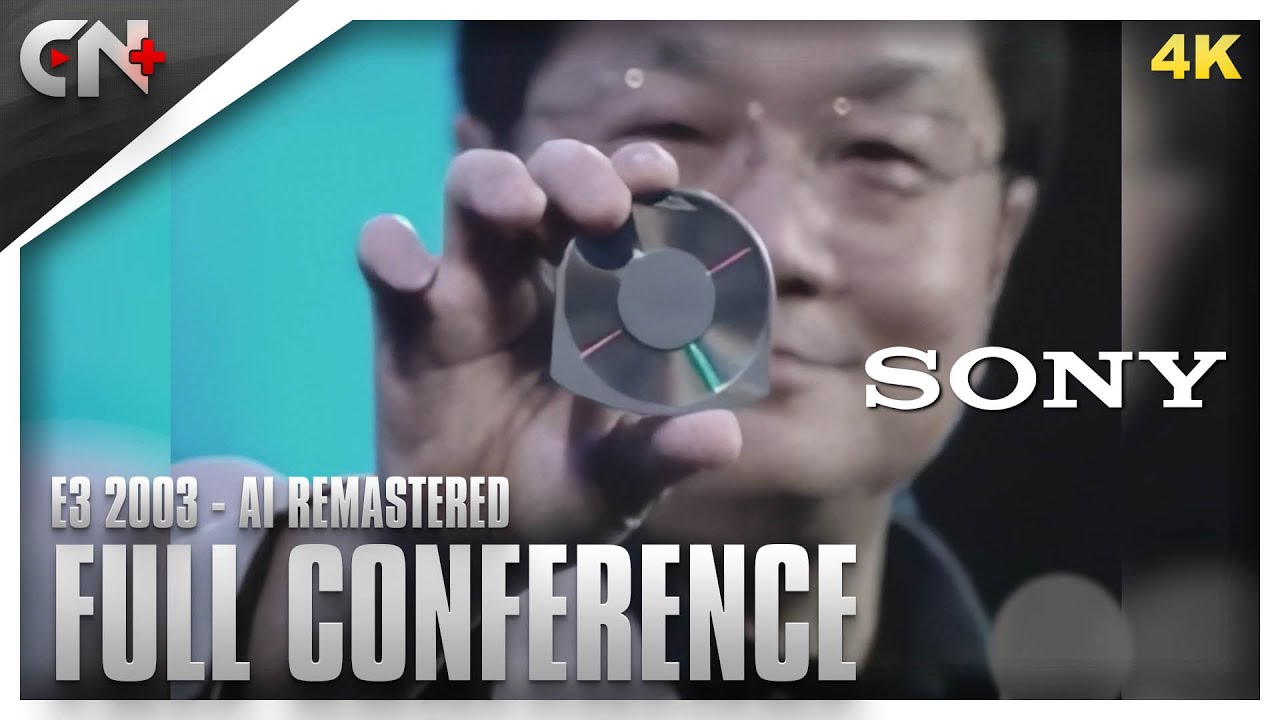 Sony E3 2003 (AI Remastered) | Full Conference I 4K | No Commentary