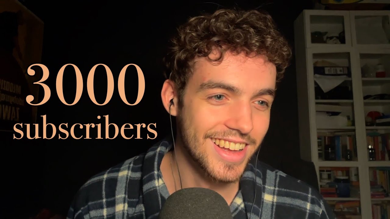 3000 SUBSCRIBERS!!! | ASMR Whisper Ramble