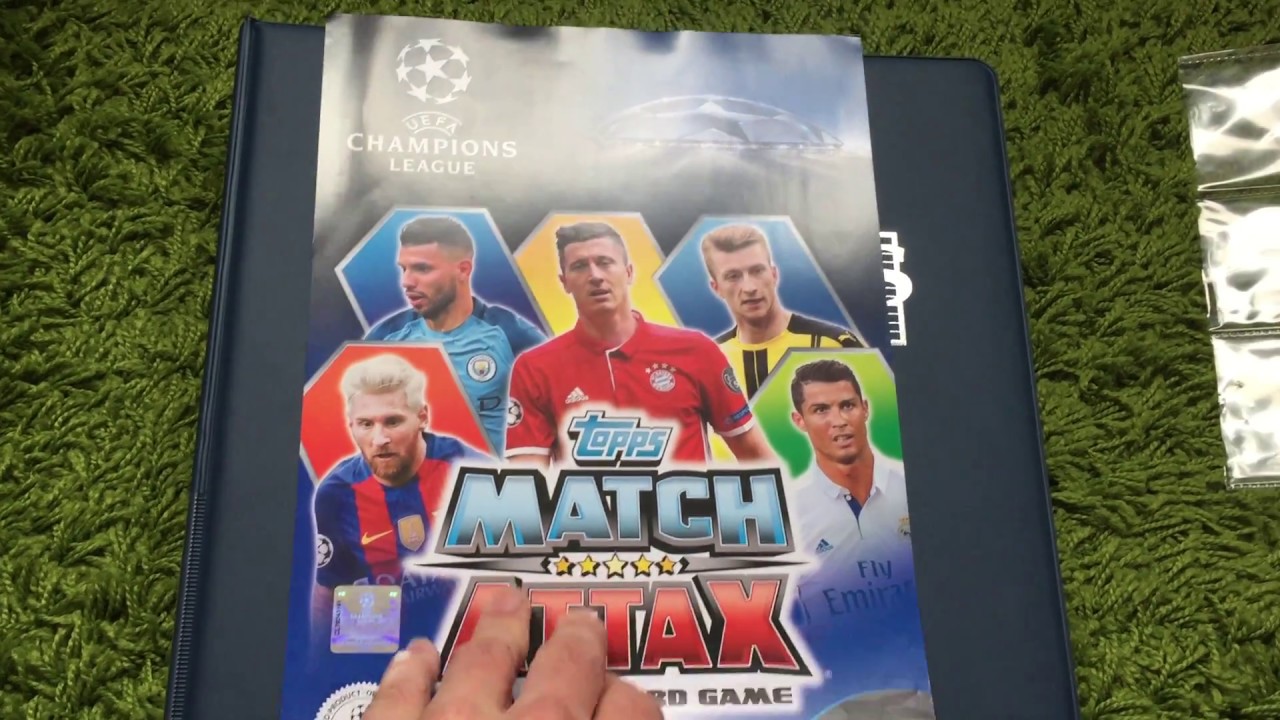 COMPLETE! Match Attax Champions League 2016/17 Binder with EVERY card inc some SUPER RARE cards