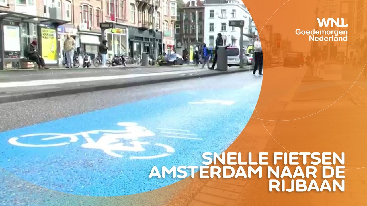 Amsterdam experimenteert met fatbikes en elektrische fietsen op de rijbaan