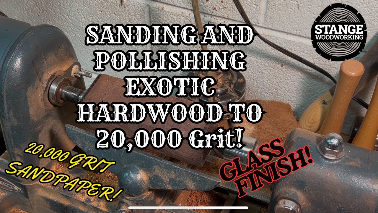 SANDING AND POLISHING EAST INDIAN ROSEWOOD TO 20,000 GRIT!
