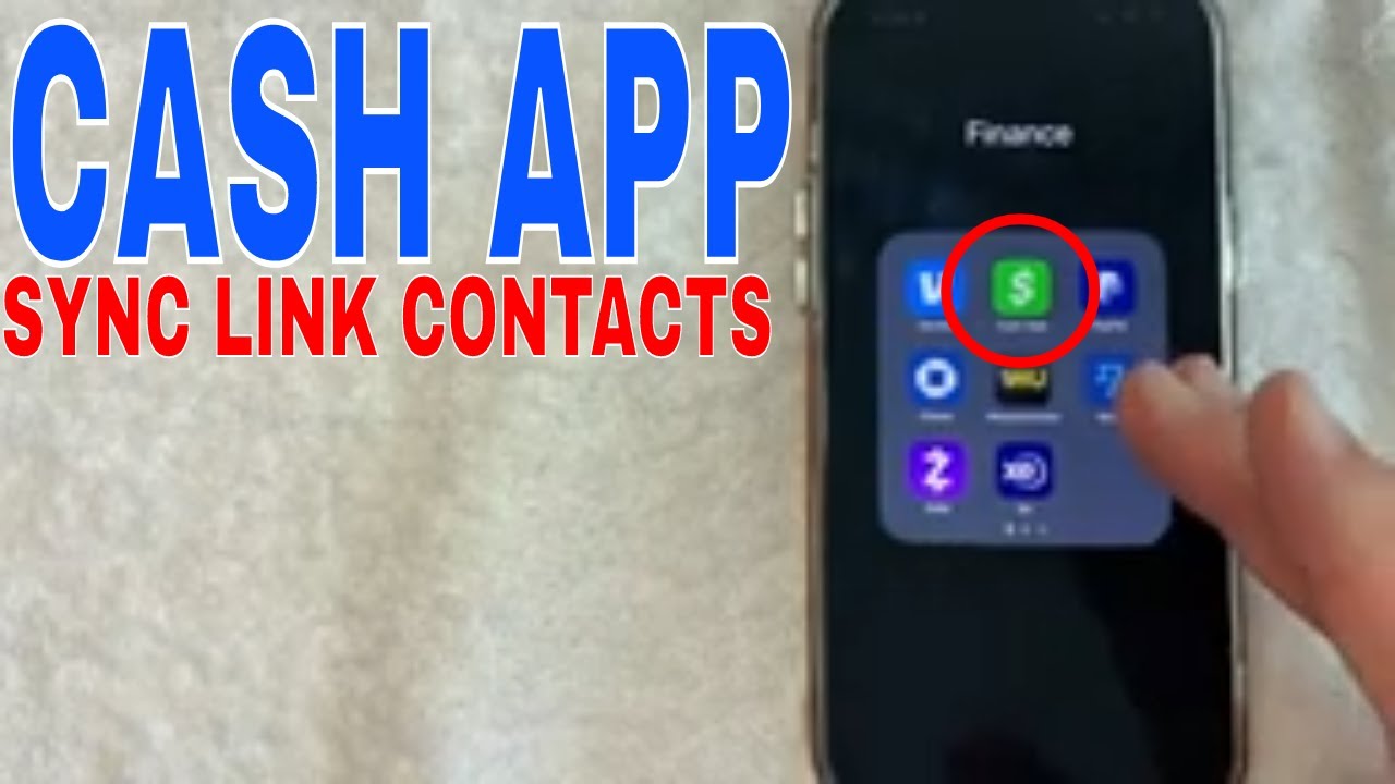 ✅  How To Sync Link Contacts With Cash App 🔴
