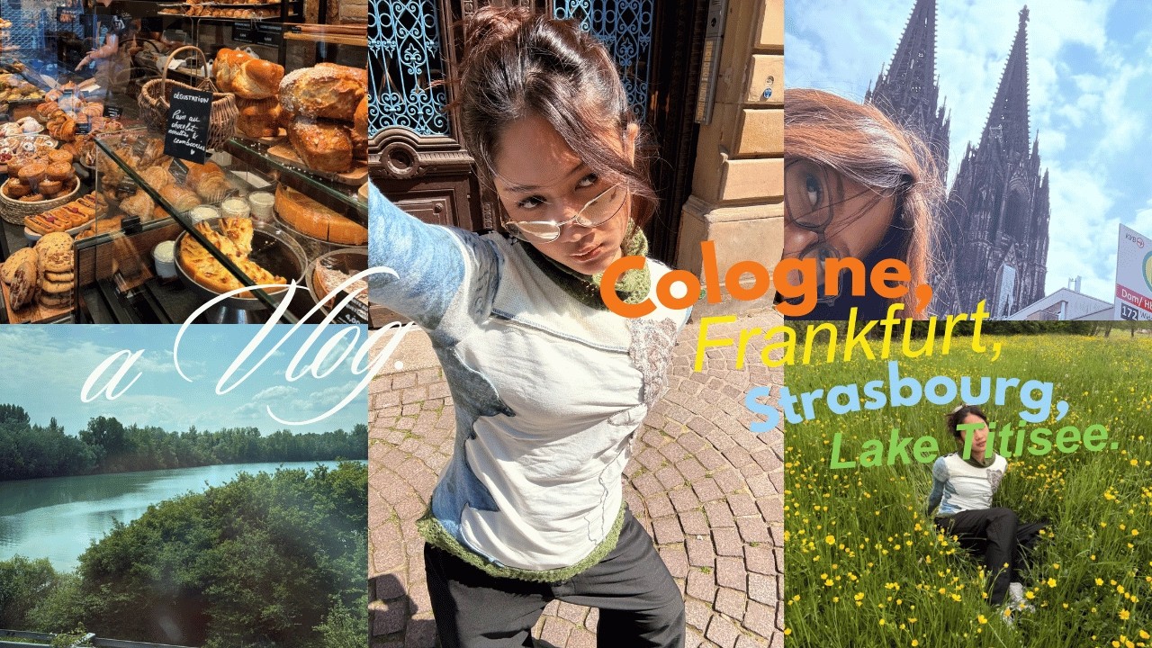 germany and france in a day! (cologne, frankfurt, strasbourg, lake titisee) a vlog ;)