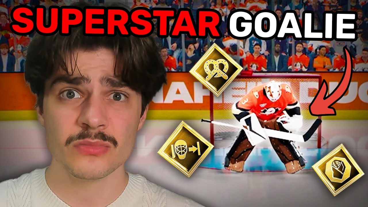I Started The Greatest Goalie Career of ALL TIME in NHL 25