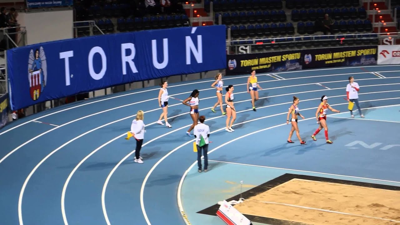2015 European Indoor Masters Championships from Torun, Poland, W40 60m final