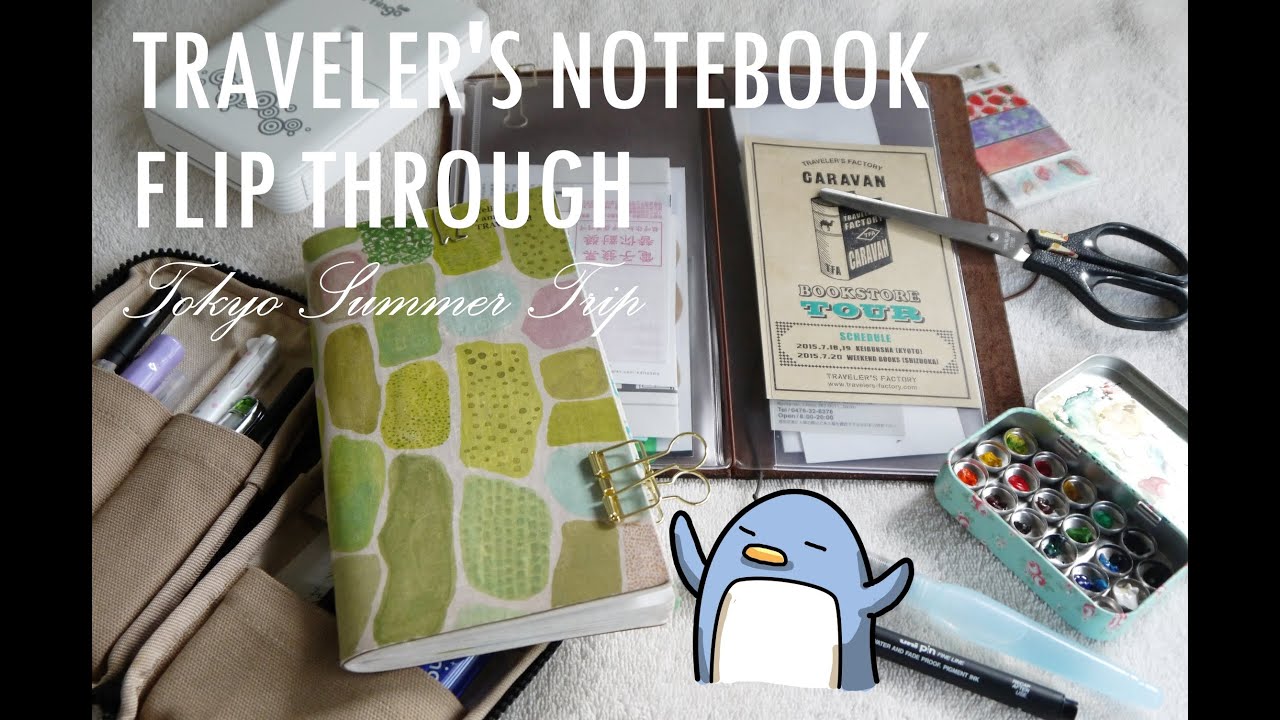 July Traveler's Notebook Flip Through - Tokyo Summer Trip