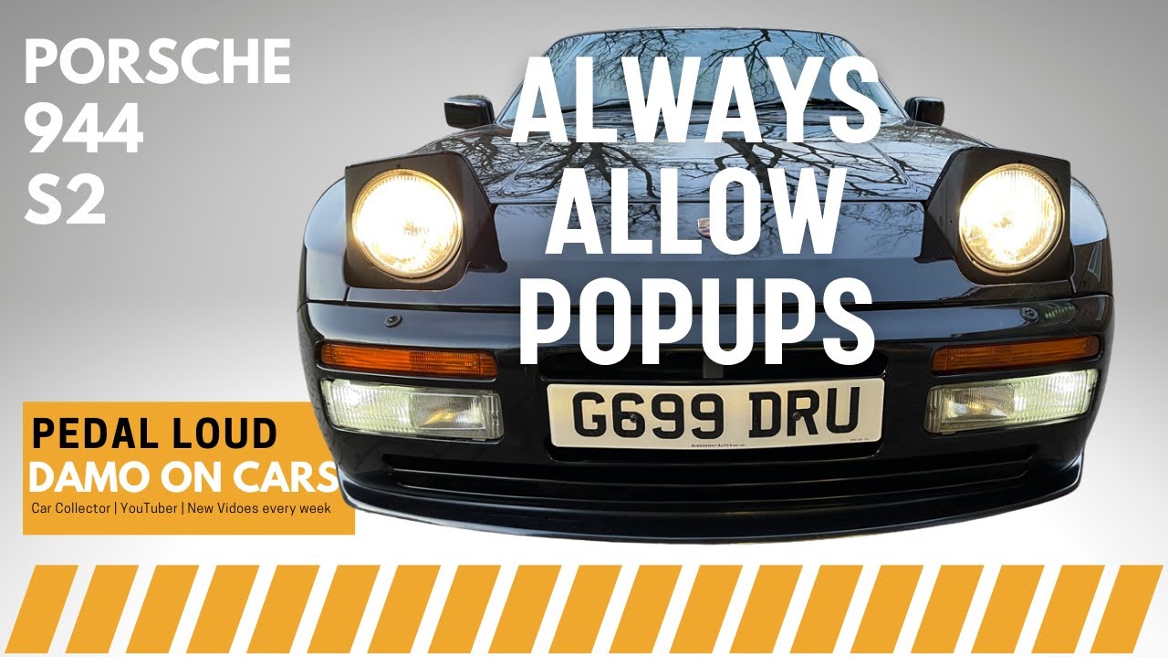 PORSCHE 944 S2 HEADLIGHT FIXES