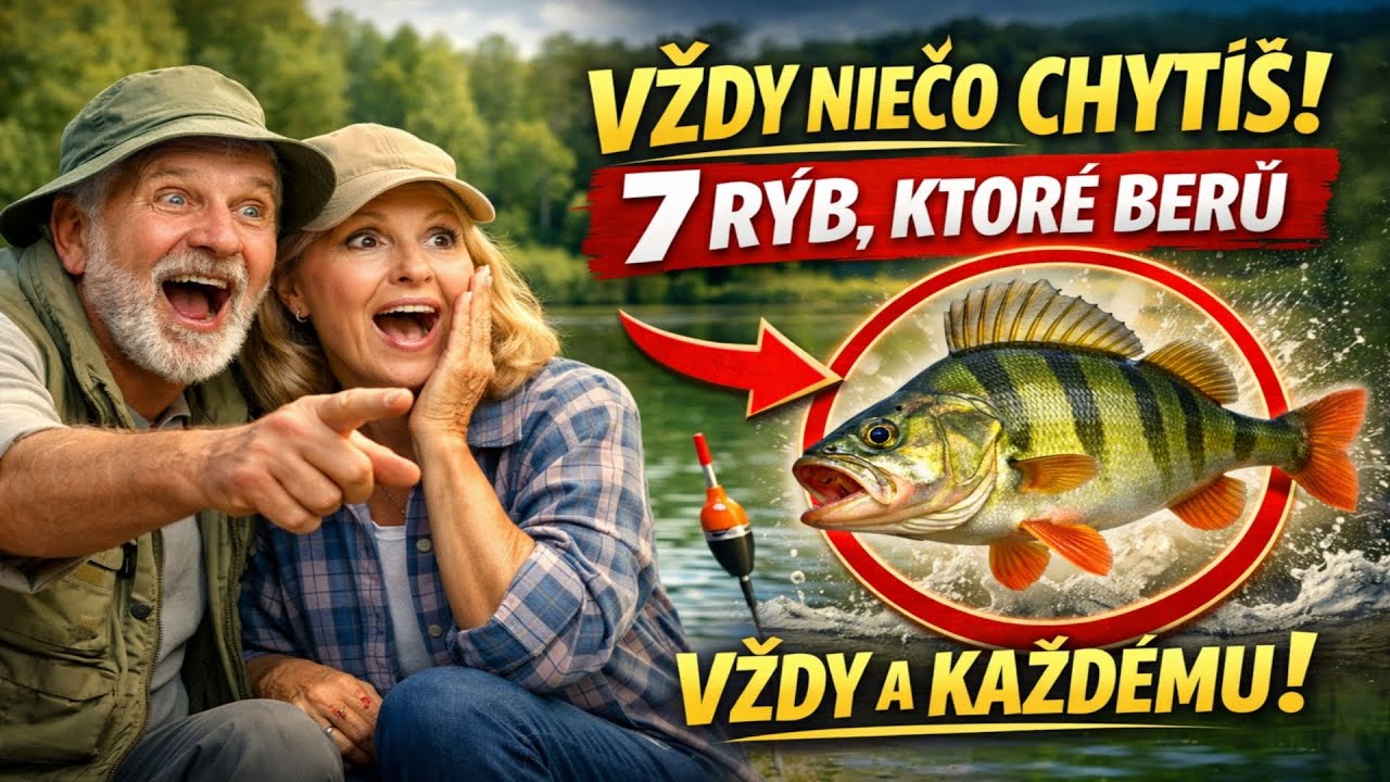 VŽDY NIEČO CHYTÍŠ! Sedem druhov rýb, ktoré berú VŽDY A KAŽDÉMU.