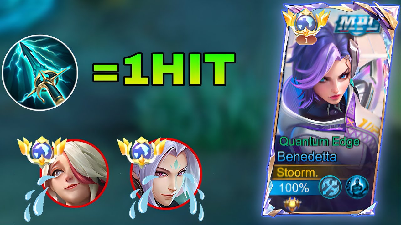 GLOBAL BENEDETTA BEST 1 HIT BUILD 2024 IS BROKEN!! (AUTO WIN) | BENEDETTA GAMEPLAY | MLBB |
