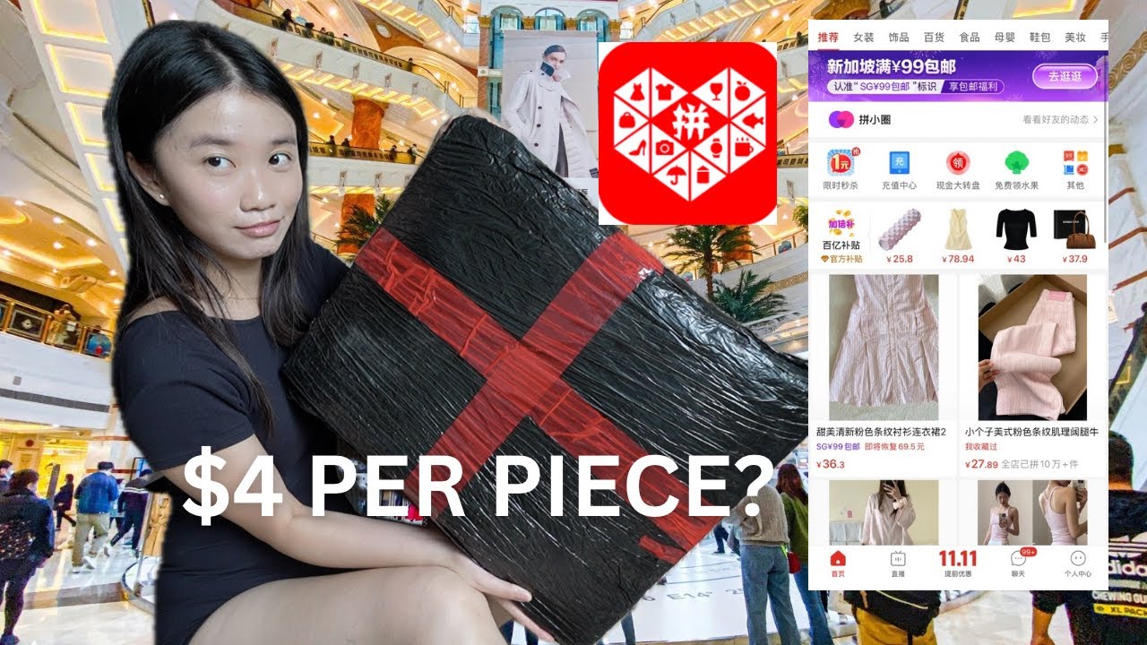 HOW I SHOP on *PINDUODUO* china shopping app | BOUGHT Everything *no BUDGET* for myself 😱 BIG HAUL!!