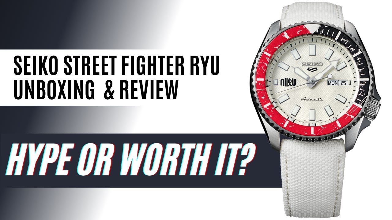 Seiko Street Fighter Ryu (SRPF19K1) Unboxing + Review - Is it all hype?