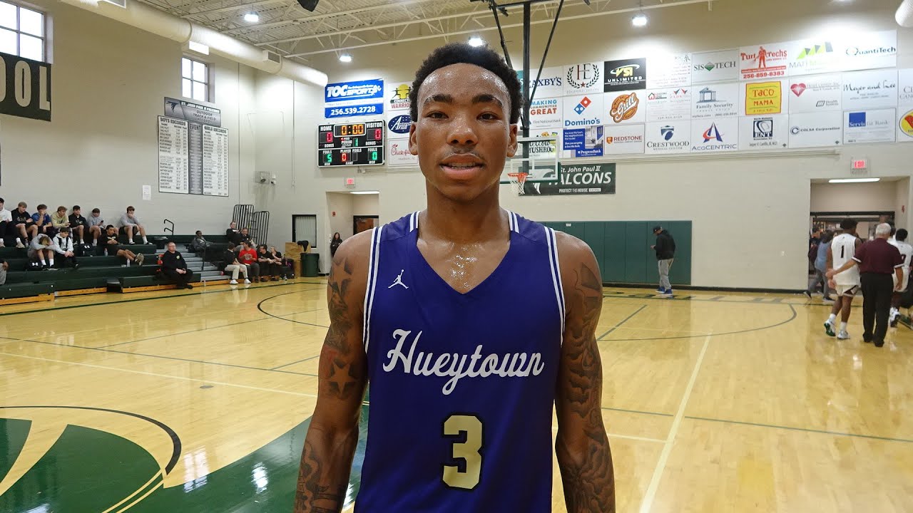 Corey Stephenson scores 34 points: Hueytown blows past West Morgan 79-31 at Be Elite