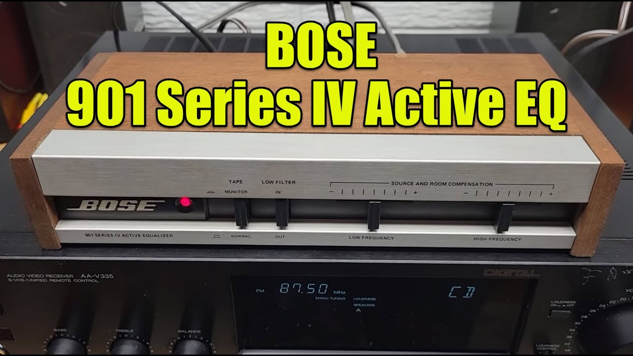Bose 901 Series IV Active Equalizer Demo