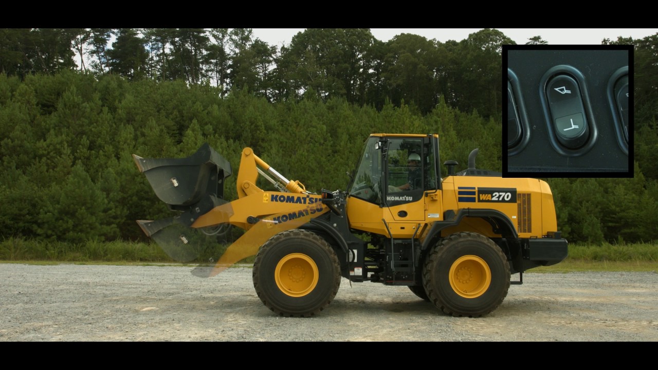 Komatsu HST wheel loaders work equipment operation