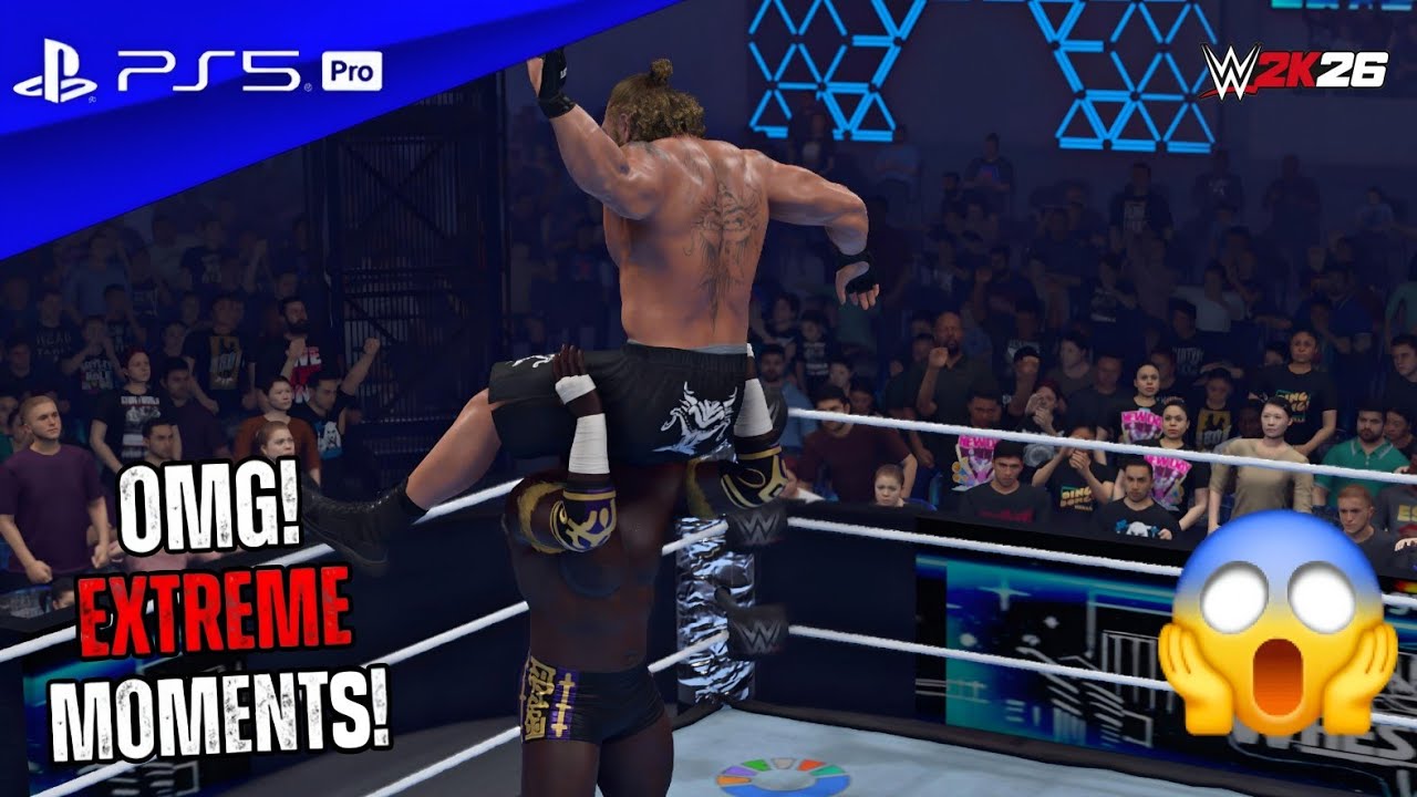 WWE 2K26 - Oba Femi vs. Brock Lesnar - WrestleMania 42 Match | PS5 Pro [4K60 HDR]