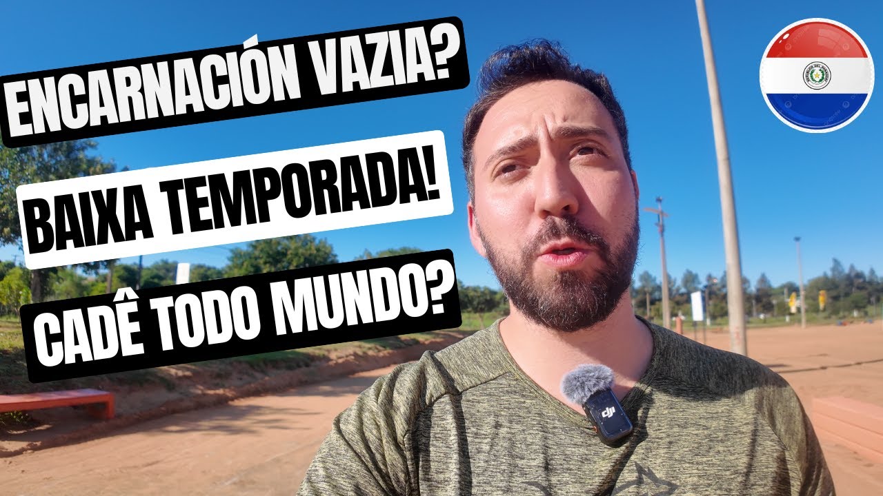 CAMINHANDO POR ENCARNACION EM BAIXA TEMPORADA - 2025