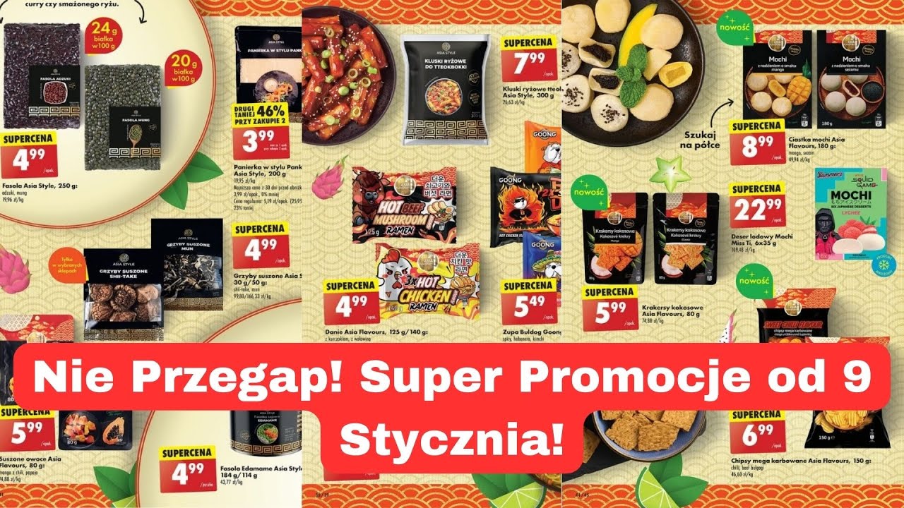 Biedronka: Wielkie Promocje od 9 Stycznia &ndash; Zobacz, Co Cię Czeka! 🛒🔥