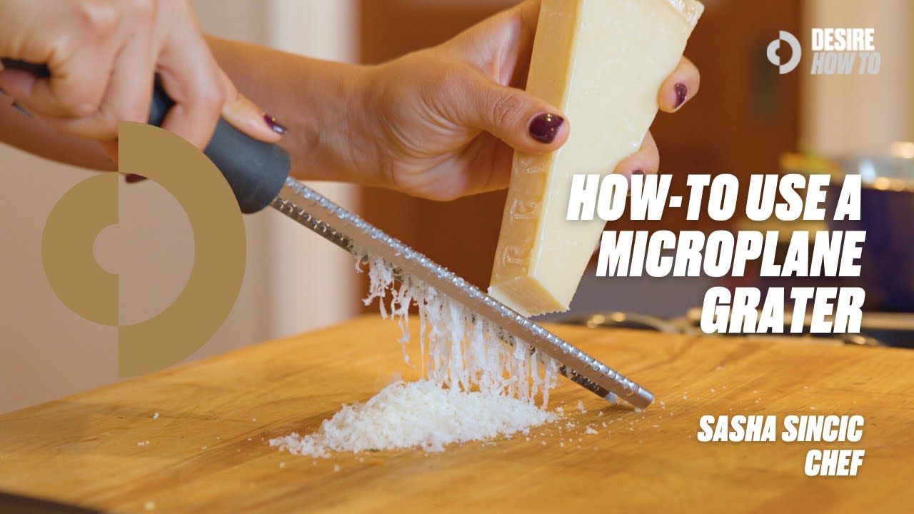 How-To Use a Microplane Grater | Chef Sasha Sincic
