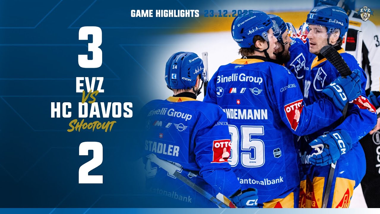 Game Highlights: EVZ vs HC Davos SO 3:2