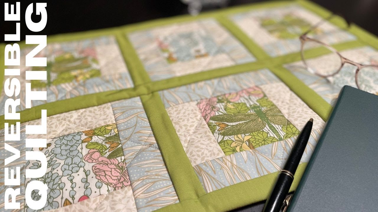 Reversible Quilting: Anleitung für ein Patchwork-Tischset