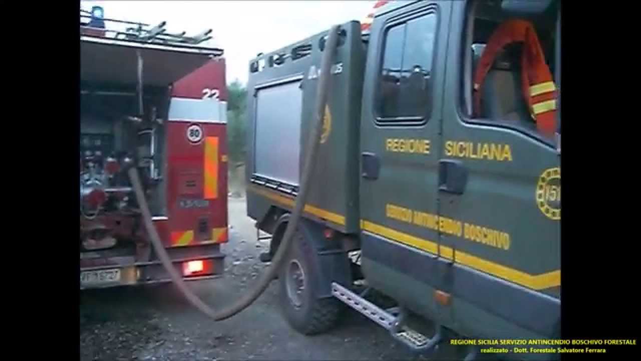 FORESTALE SICILIA - SQUADRA ANTINCENDIO BOSCHIVO FORESTALE