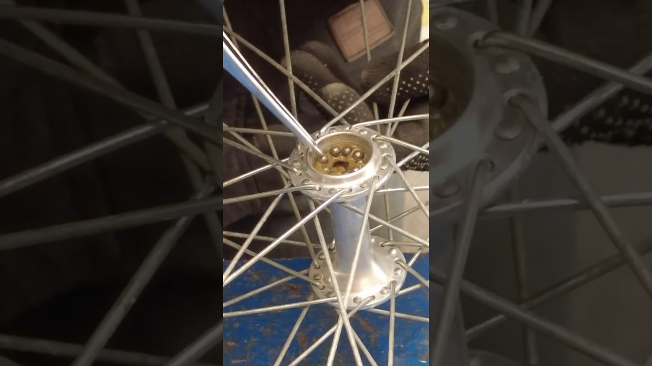 Vintage Shimano Exage Hubs assembling