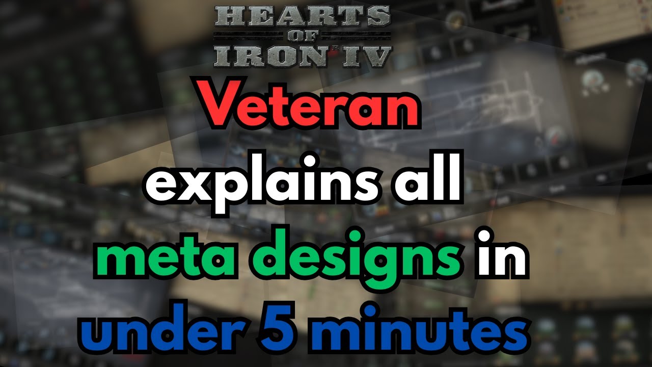 A quick guide to all hoi4 meta designs - in under five minutes!