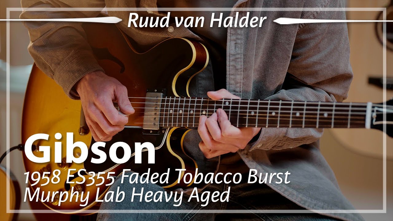 Gibson 1958 ES335 Faded Tobacco Burst Murphy Lab Heavy Aged played by Ruud van Halder | Demo