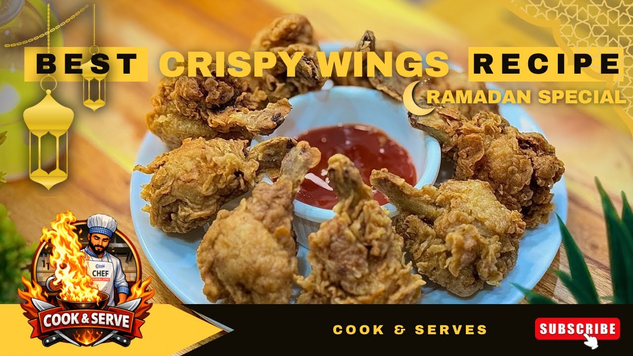 Crispy wings recipe | how to make crispy wings | ramadan special recipes | crispy hot wings recipe